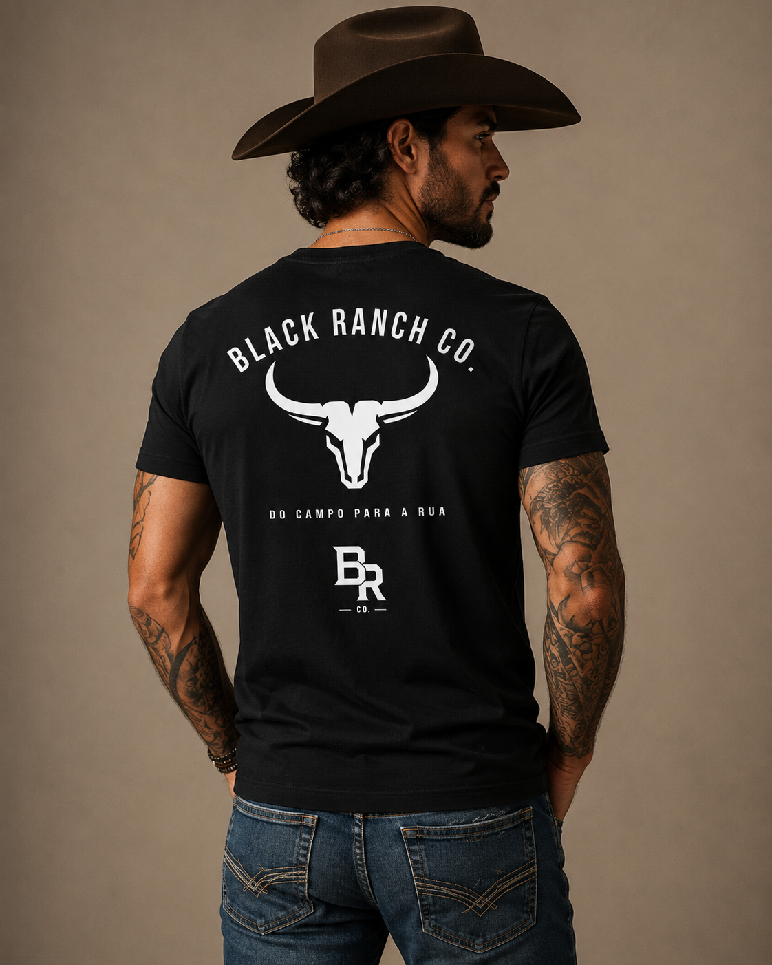 Camiseta Regular Premium - Back Bull
