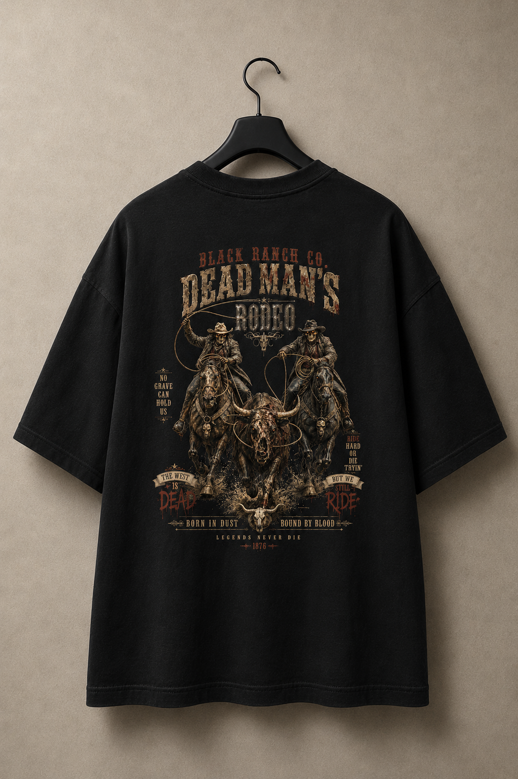 Camiseta Oversized – Ride Beyond Death