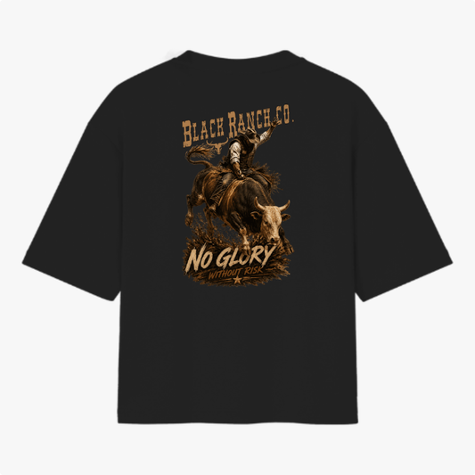 Camiseta Oversized - 8 seconds Bull Ride