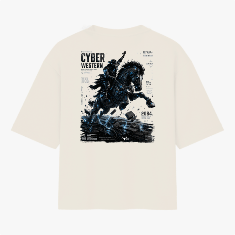 Camiseta Oversized – Cyber Western 2084