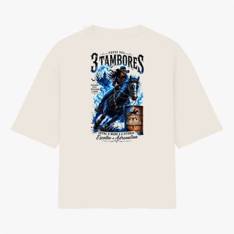 Camiseta Oversized – 3 Tambores